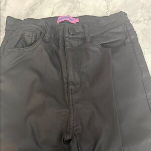 Edikted Luna Faux Leather Jeans